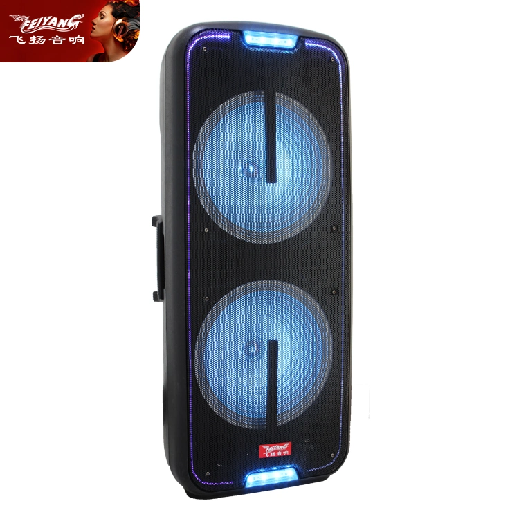 Portable Wireless PA Stereo Active Hot Sale Big Double 10 Inch Audio Loud Speaker System